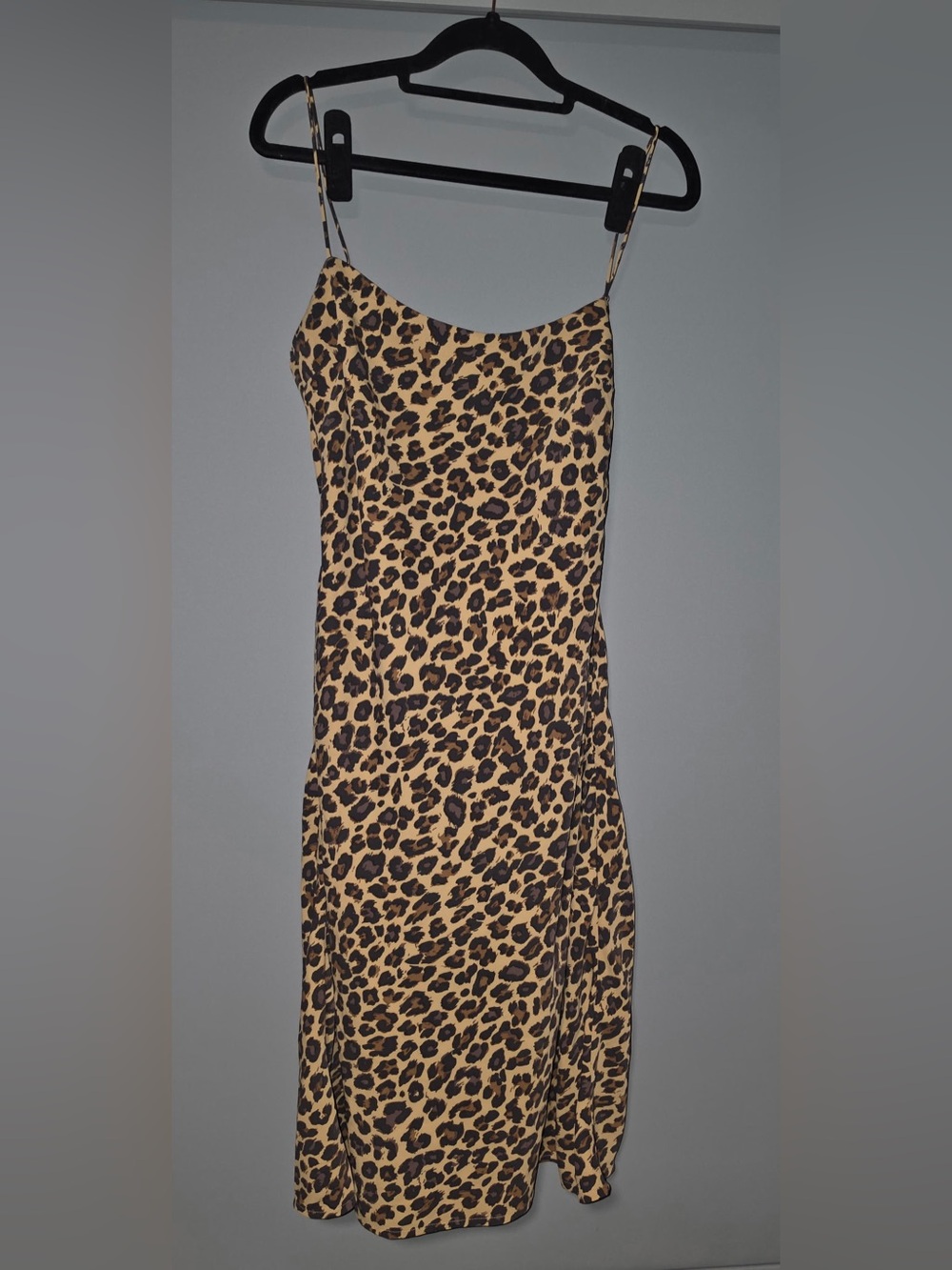 Abercrombie & Fitch Leopard midi Dress - Tan & Brown